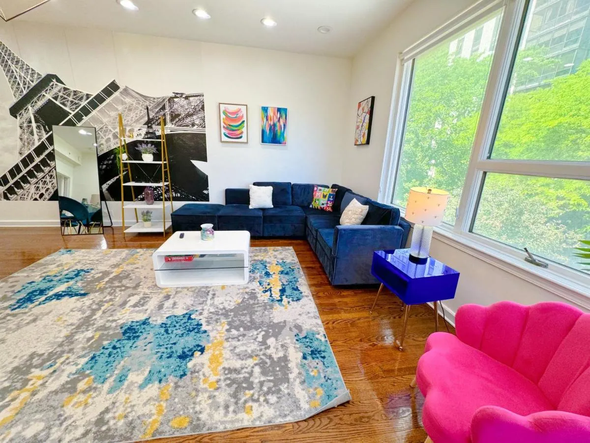 Image 1 of French design Luxurious Downtown 3br/2ba that sleeps 8 guests with Optional Valet Parking