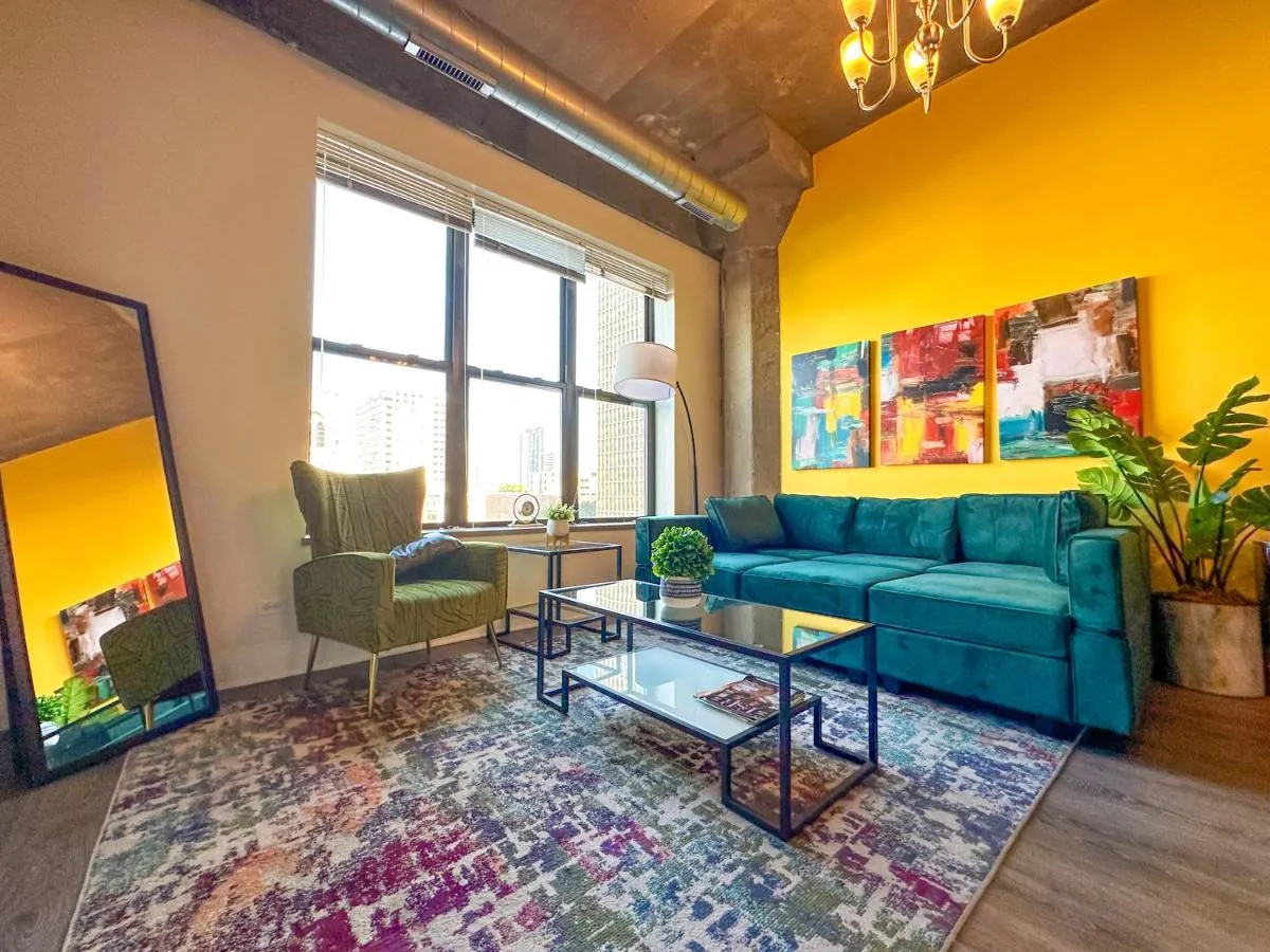 Image 6 of McCormick 2Br-2Ba family unit for up to 8 guests with Skyline view, Optional Parking & Gym