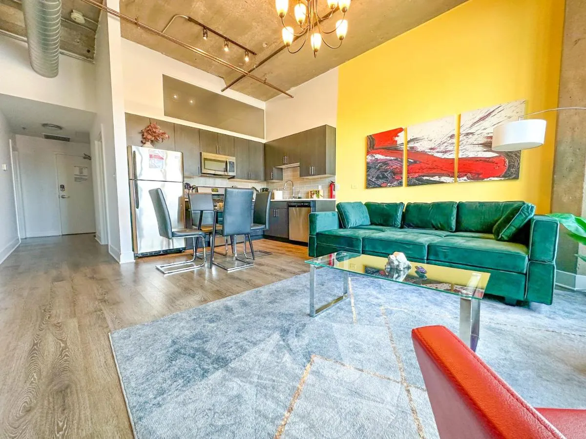 Image 1 of McCormick 2Br-2Ba family unit for up to 8 guests with Skyline view, Optional parking & Gym access