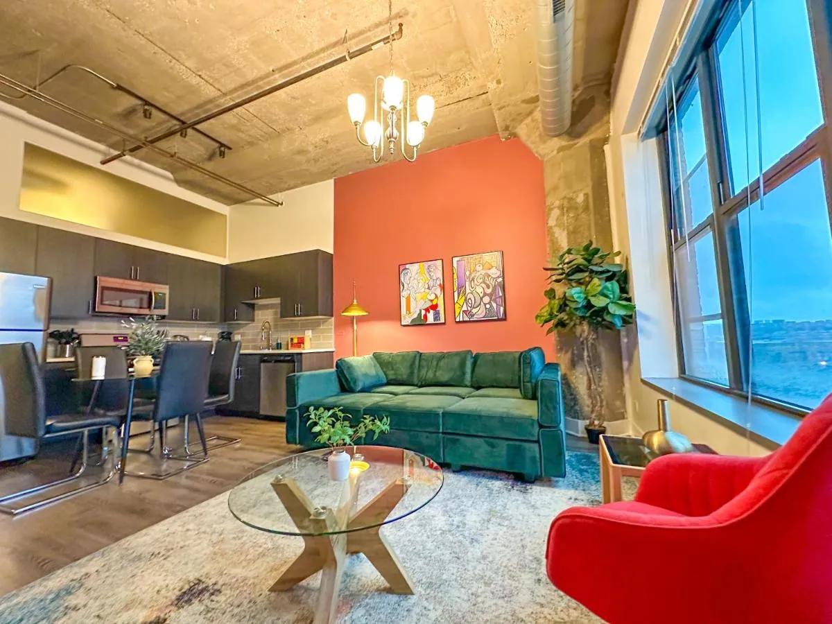 Image 1 of McCormick 2Br-2Ba for up to 8 guests with Skyline view, Optional Parking & Gym access
