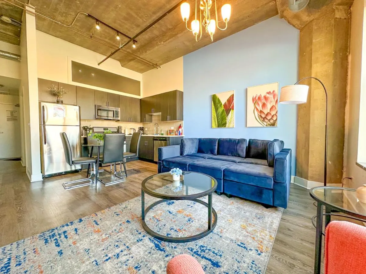 Image 1 of McCormick 2Br-2Ba unit for up to 8 guests with Skyline view, Optional Parking & Gym