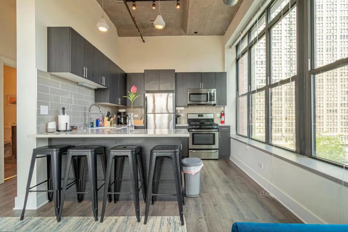 Image 1 of McCormick Place luxury corner apartment with optional parking for 6 guests
