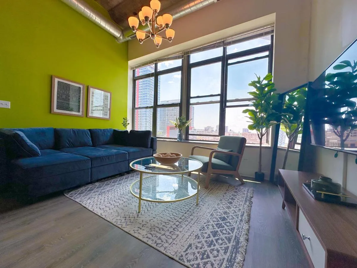 Image 6 of McCormick Place modern 2br-2ba Loft with optional parking for 8 guests